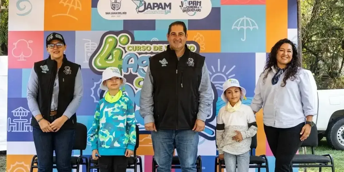 El curso busca educar a los niños sobre el uso responsable del agua.