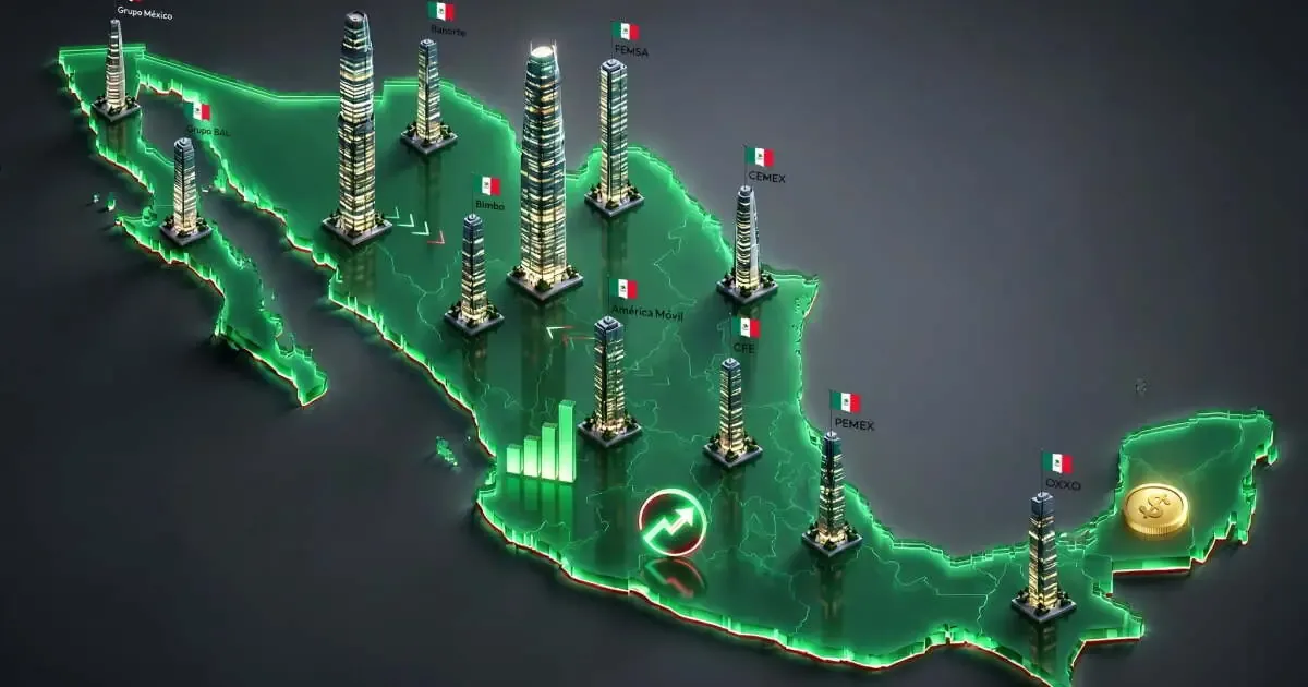 Las grandes empresas impulsan la economía mexicana con millones de empleos y vastos ingresos.
