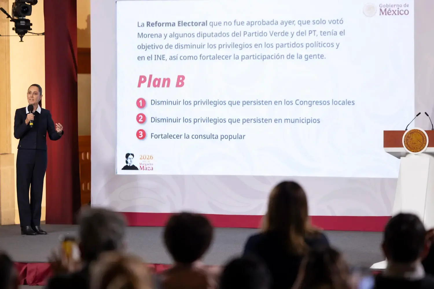 VIDEO | Sheinbaum sobre Plan B: Menos Privilegios, Más Poder Popular