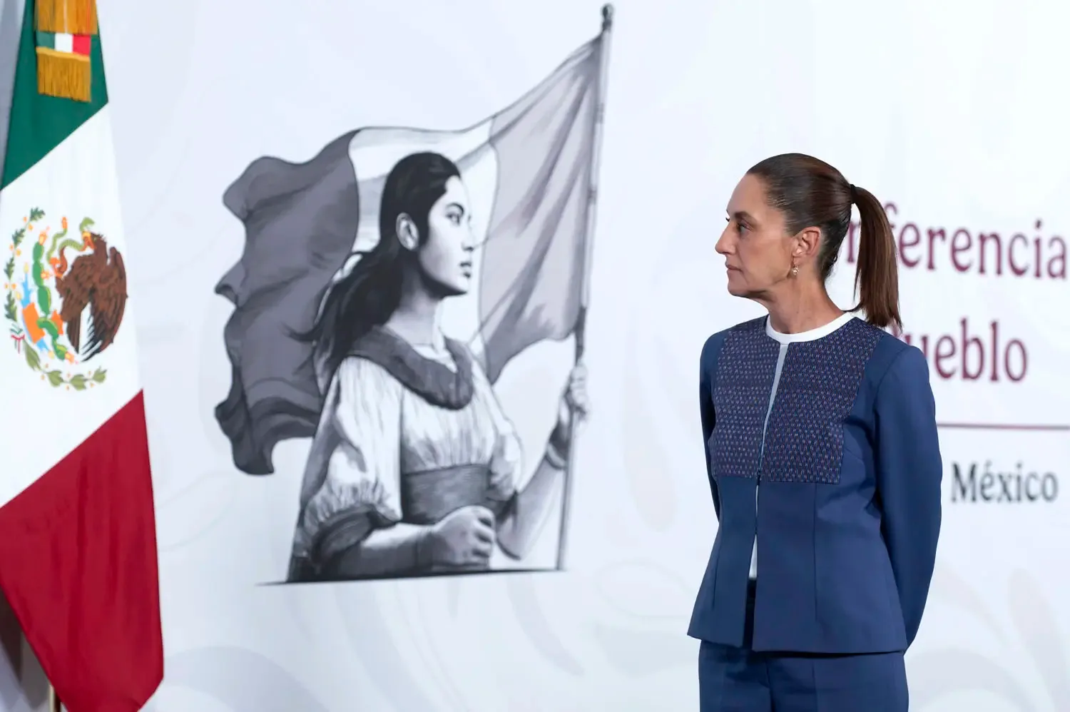 VIDEO | Reacción de Sheinbaum ante vídeo en Palacio Nacional