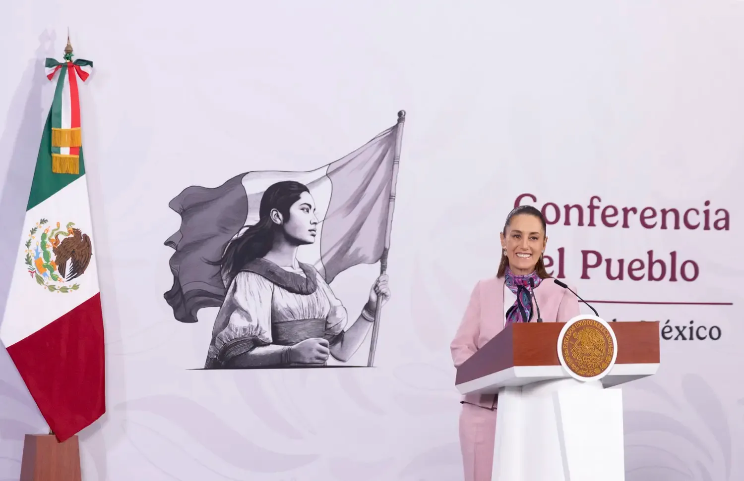 VIDEO | Sheinbaum busca gobernadora de Chihuahua