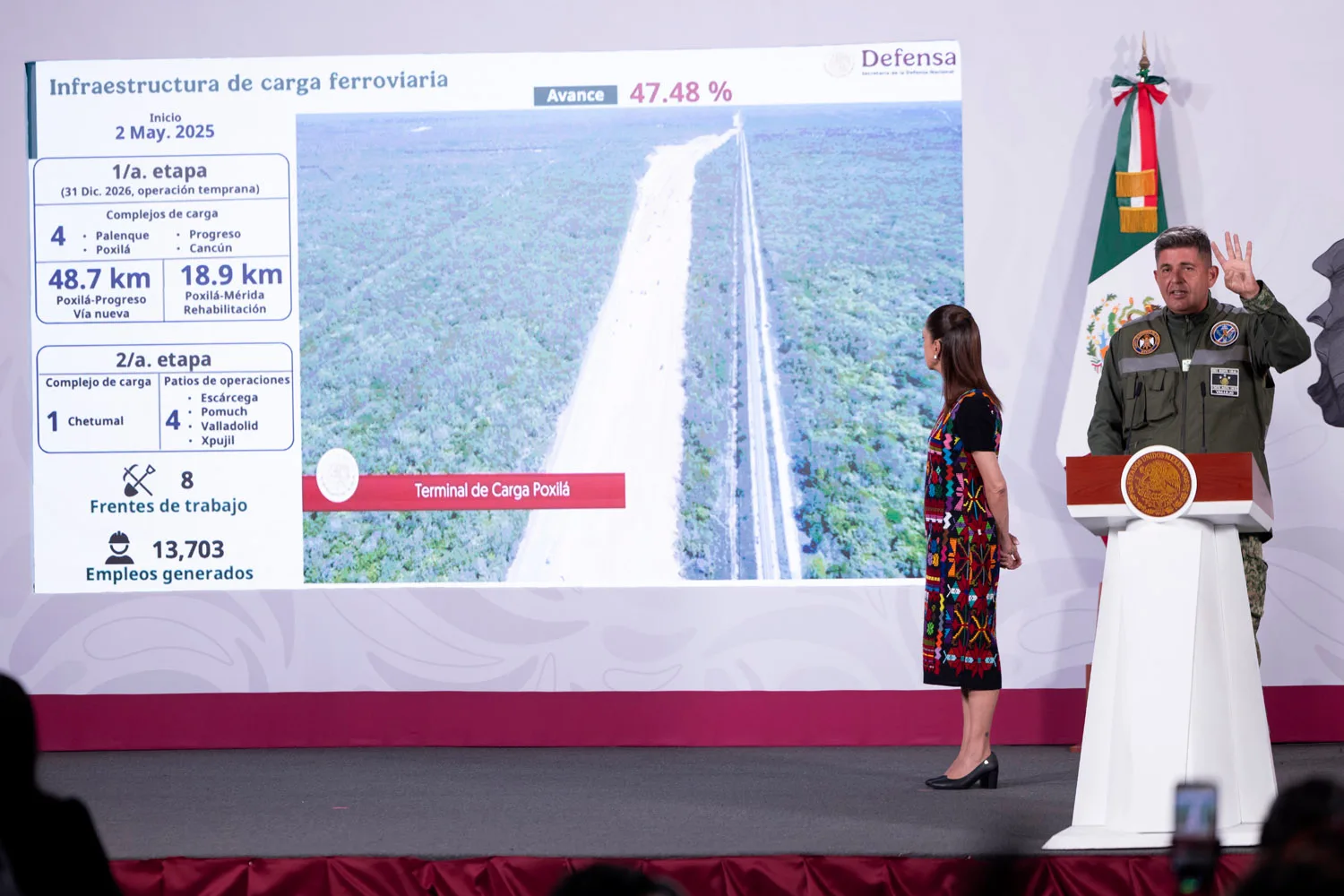 VIDEO | Sheinbaum: 2,300 km de vías férreas para un México conectado