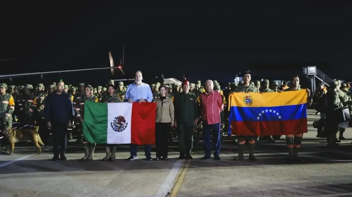 La Secretaría de Relaciones Exteriores coordina vuelo humanitario ante emergencia en Venezuela.