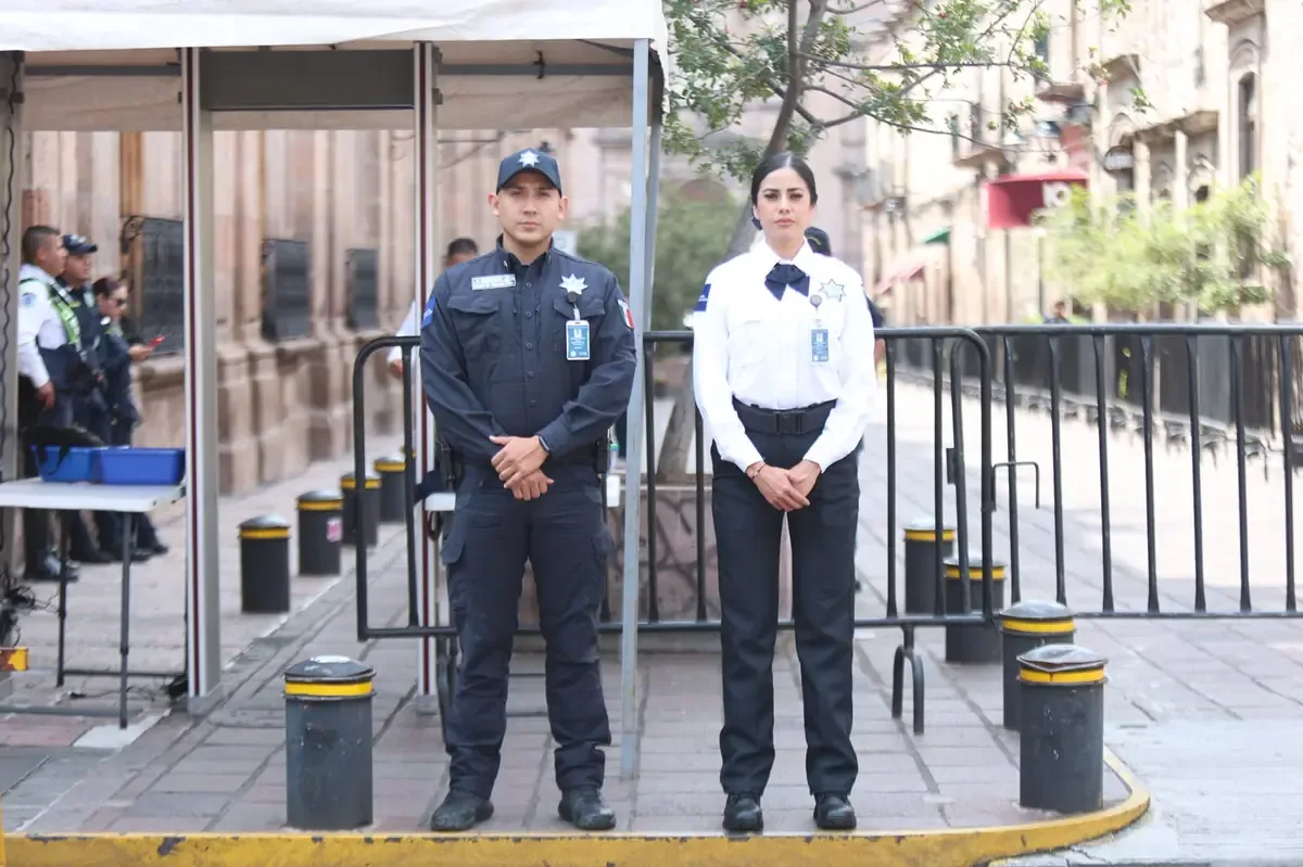 La Policía Auxiliar de Michoacán atenderá seis puntos de acceso durante las celebraciones por la Independencia.