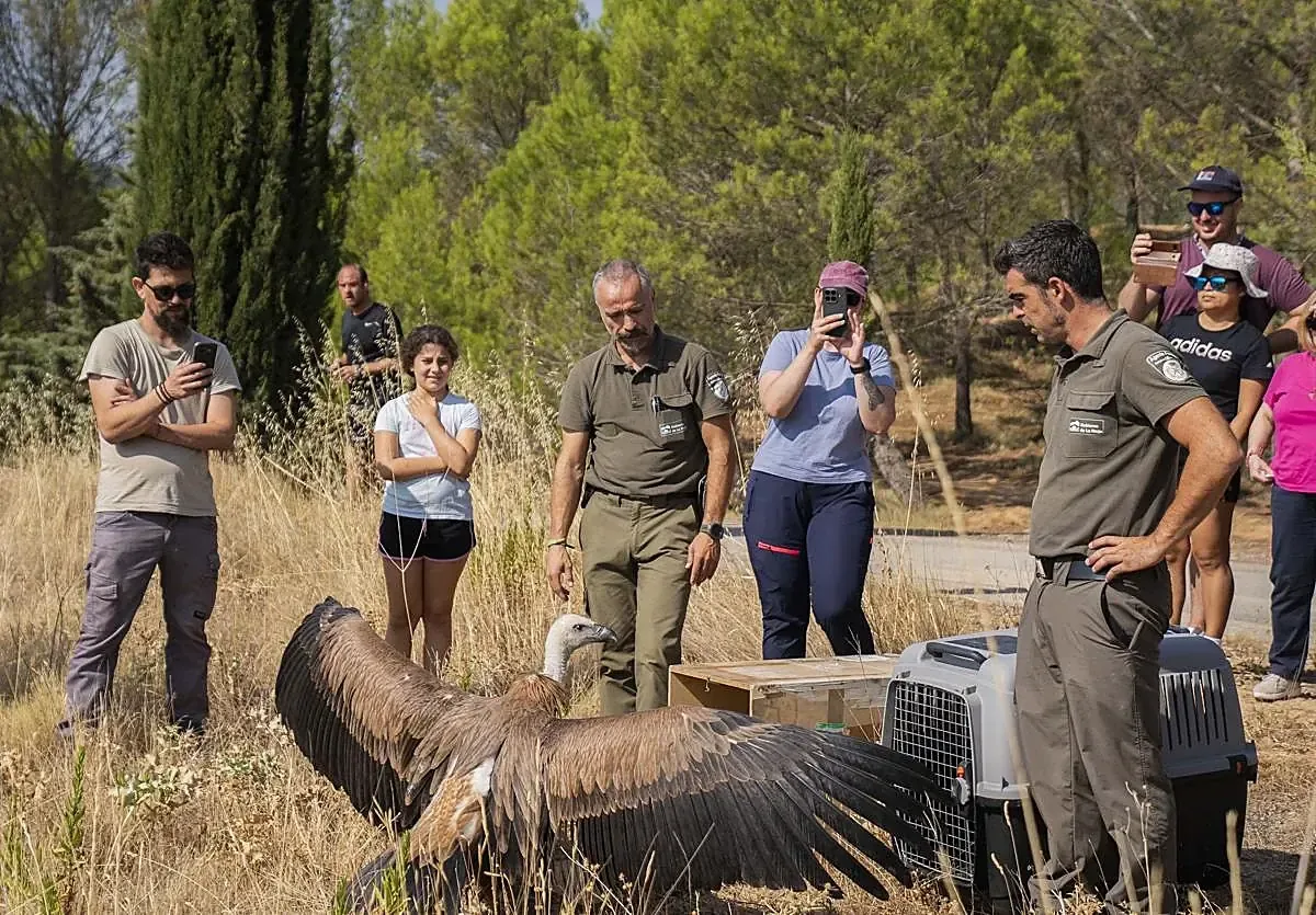 La suelta de aves en La Grajera fomenta la conciencia ambiental y la participación comunitaria.