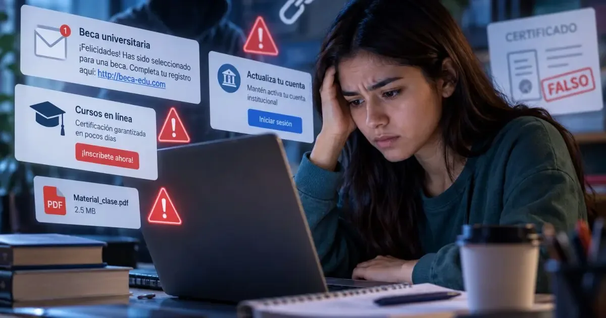 El aumento de clases a distancia ha propiciado que el fraude digital crezca entre los estudiantes.