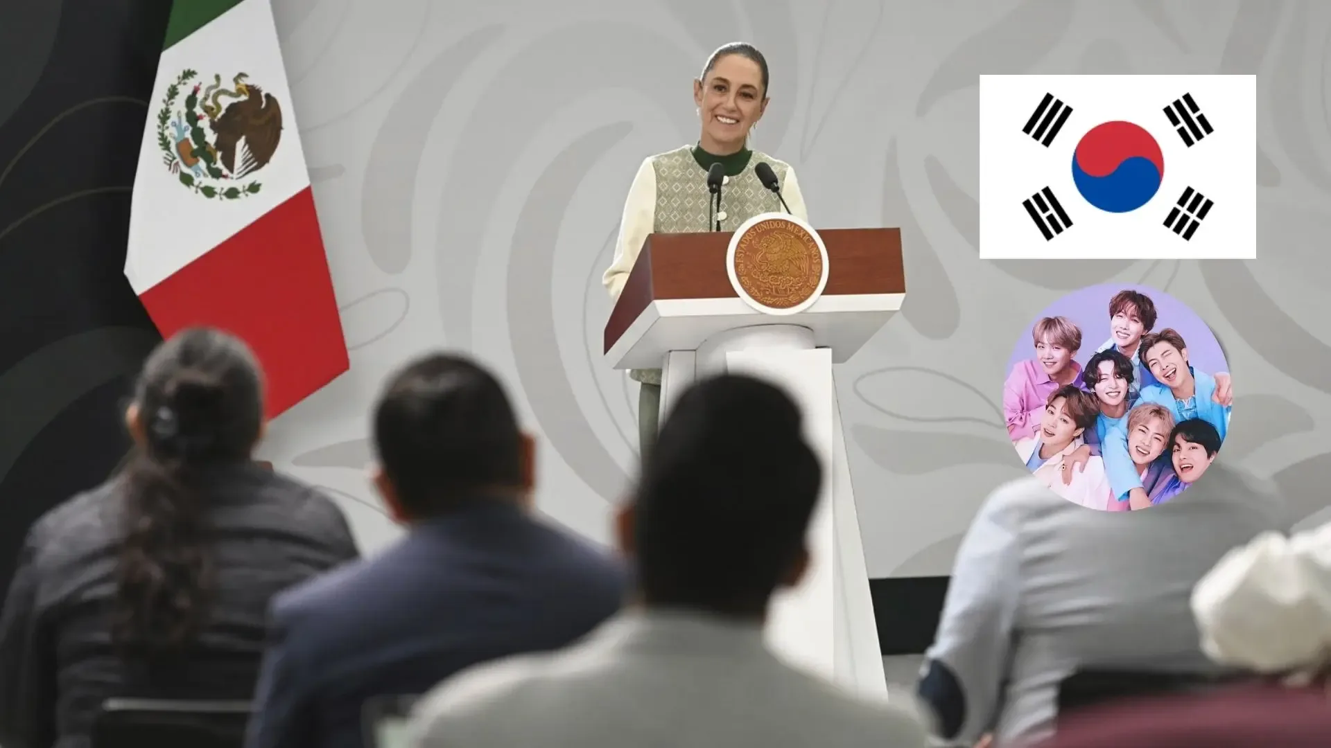 ¡BTS en México!: Claudia Sheinbaum obtiene respuesta de Corea