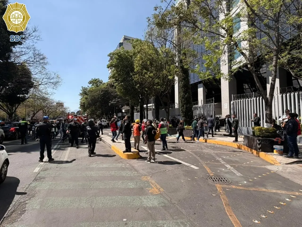 VIDEO | Amenaza de Bomba en Edificio del PJF en CDMX