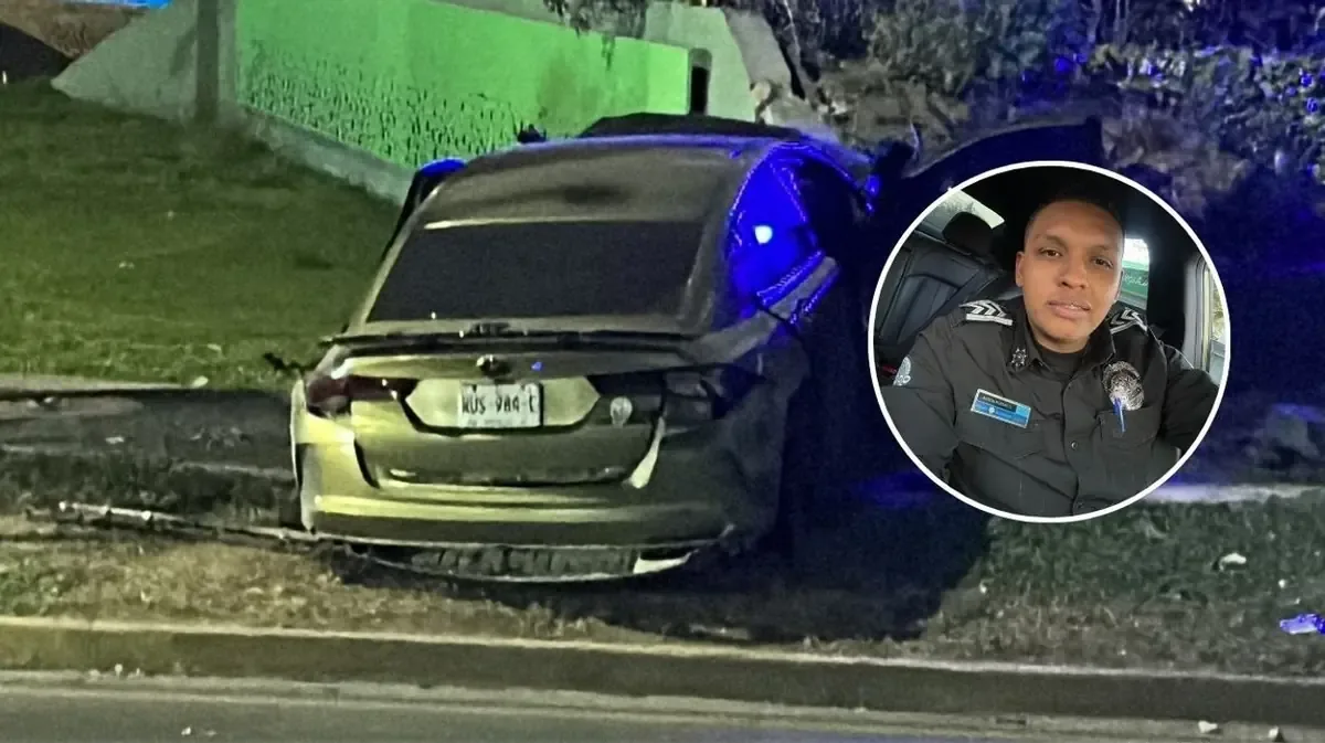 Aarón Emmanuel Porras González, elemento activo de la Policía Regia, muere en un accidente que dejó tres heridos.