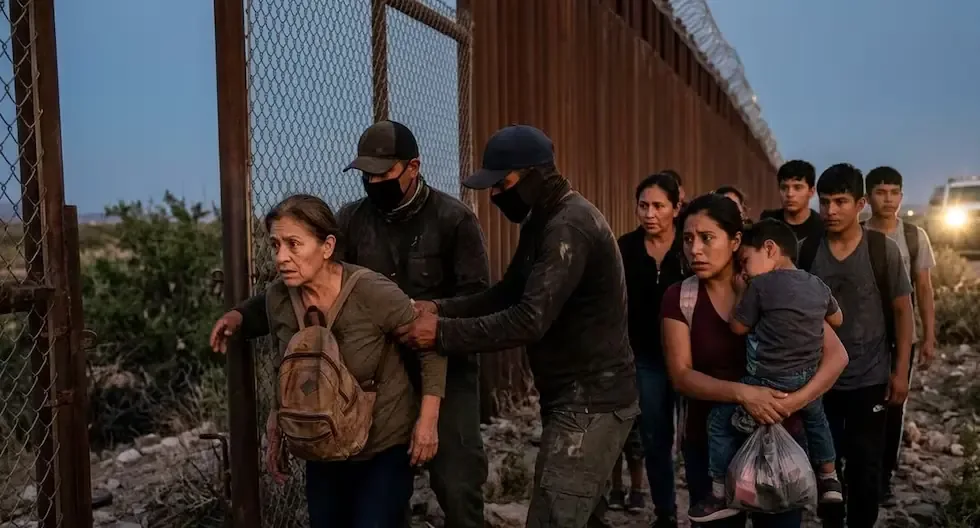 Un mensaje de alerta enfatiza el peligro que enfrentan los migrantes.