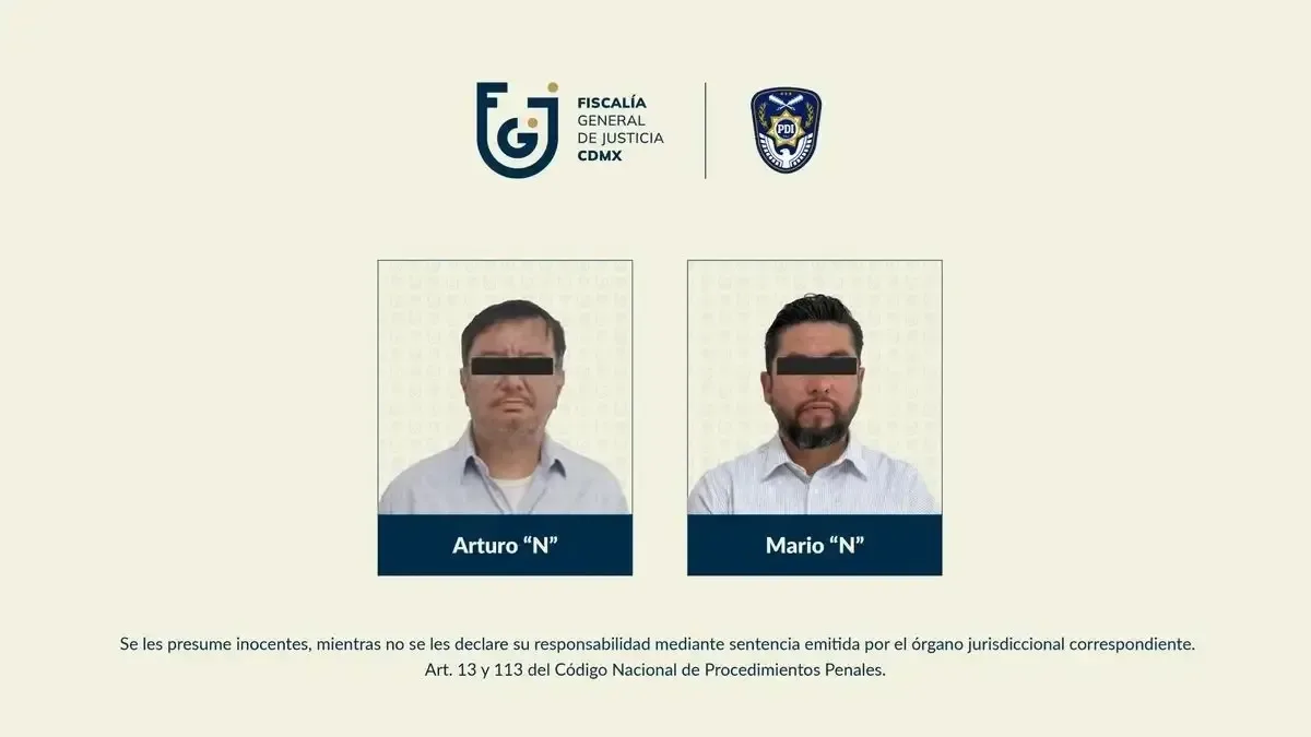 Abogados detenidos por su vínculo con la desaparición de litigantes en CDMX.