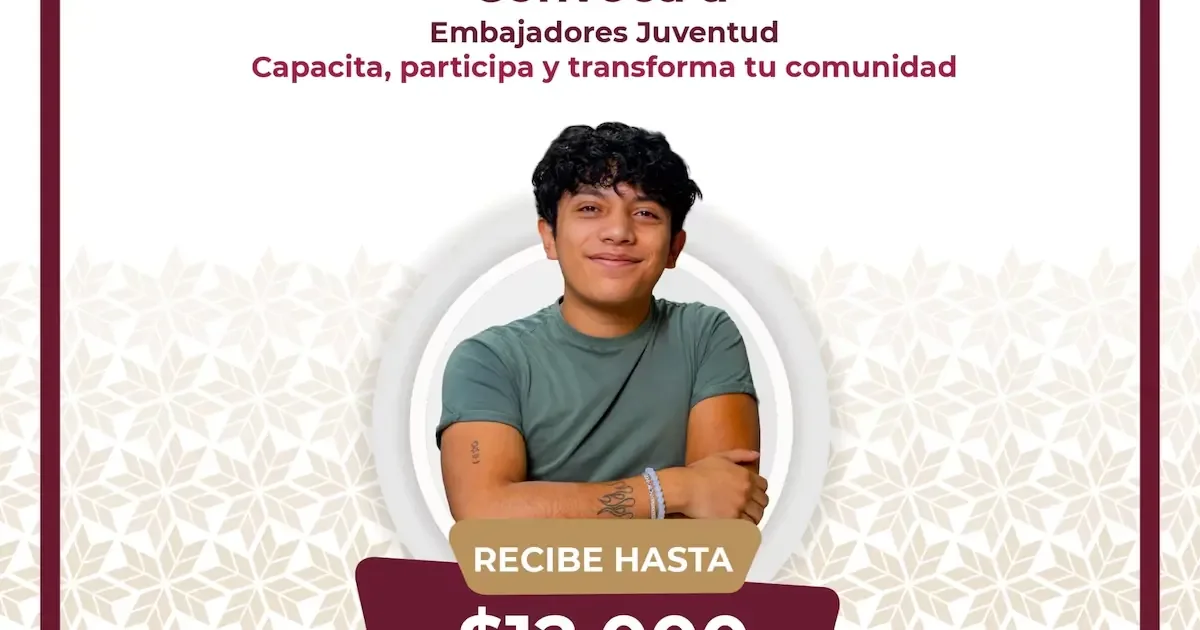 El programa busca fortalecer el desarrollo juvenil en Hidalgo con apoyos de 12 mil pesos.