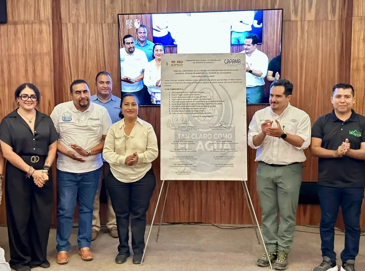 La iniciativa busca fomentar la conciencia sobre el uso responsable del agua en Acapulco.