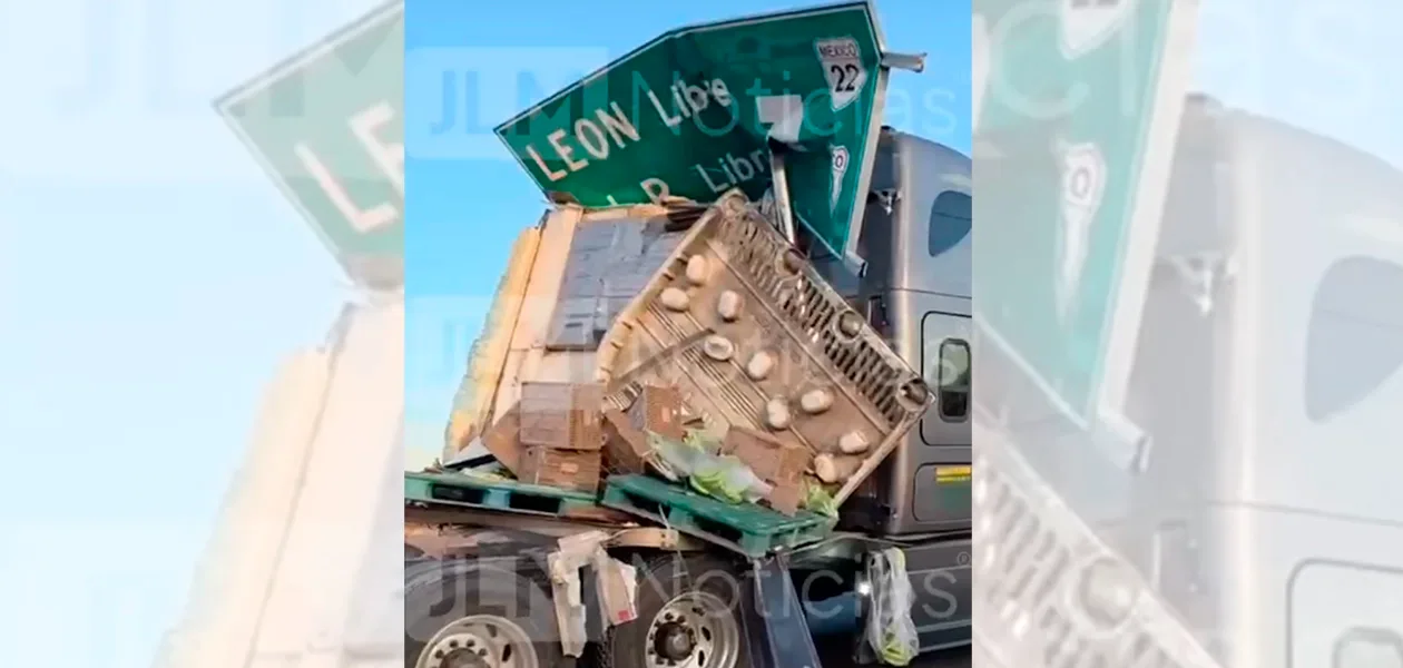 Accidente de tráiler en la carretera 45 Norte provoca cierre parcial.