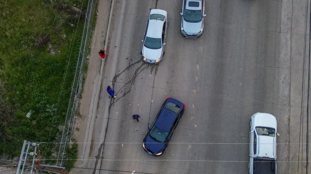 Accidente en bulevar Cuauhtémoc Sur genera tráfico intenso este sábado.
