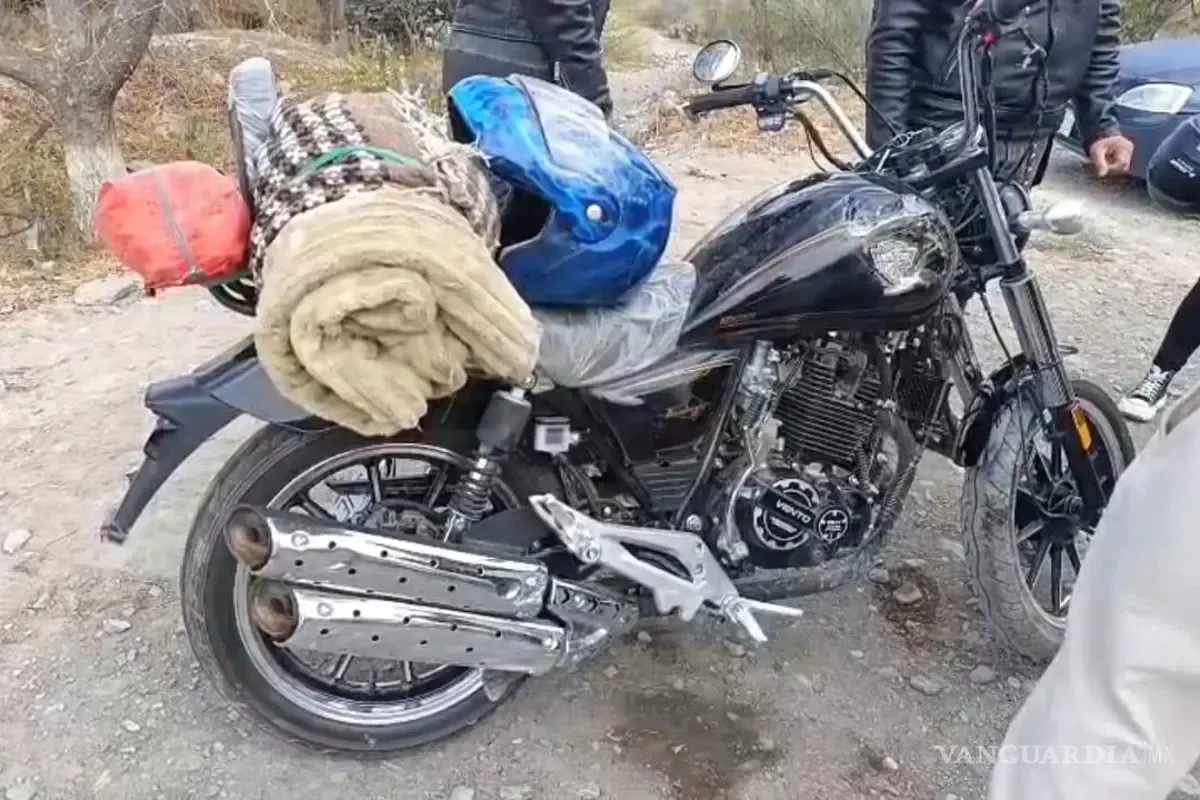 Accidente en carretera Parras–Viesca deja a un motociclista herido.