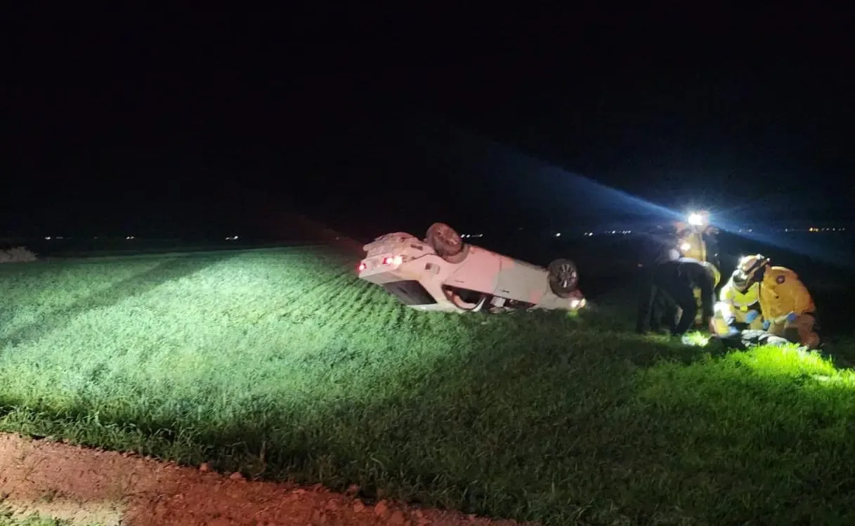 Accidente en el ejido Mezquital dejó un joven fallecido y otro ileso.