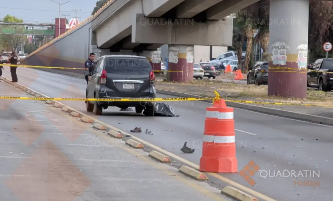 Accidente en Pachuca: una víctima y un conductor detenido por el suceso.
