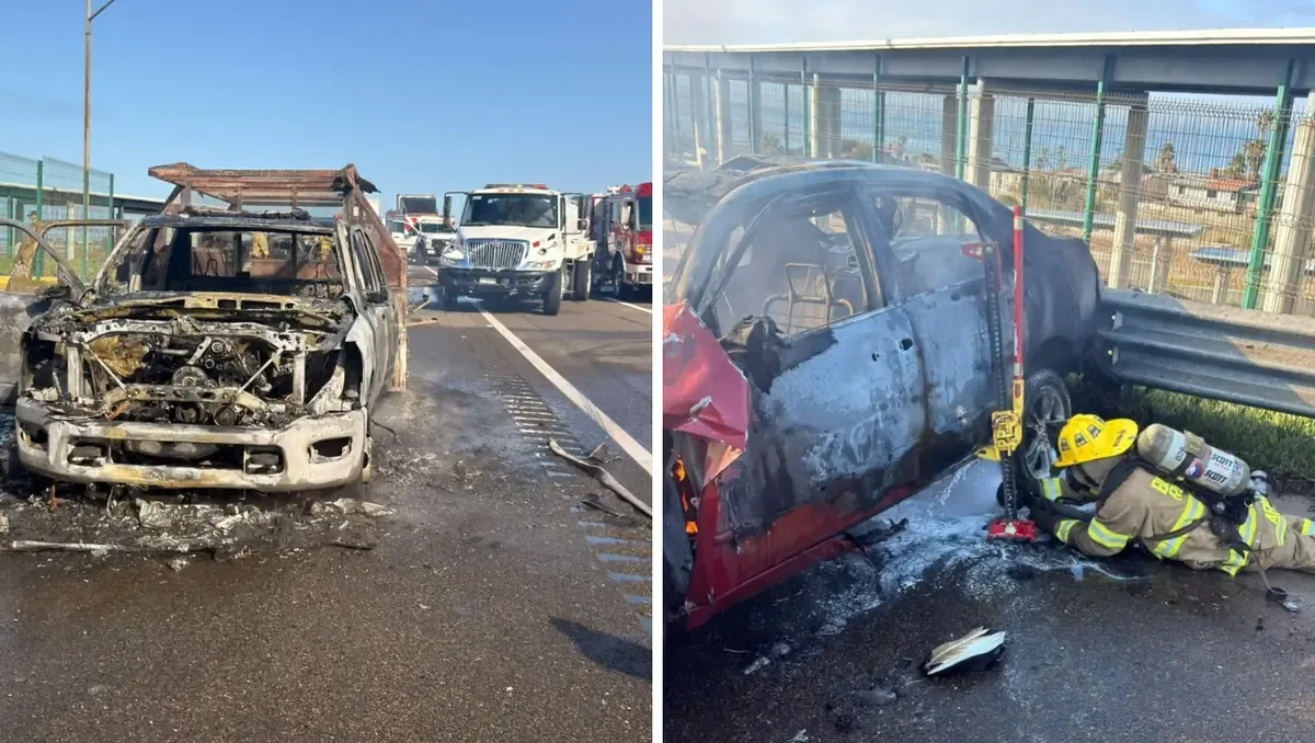 Un siniestro en la carretera Rosarito-Ensenada mostró la peligrosidad de la zona.