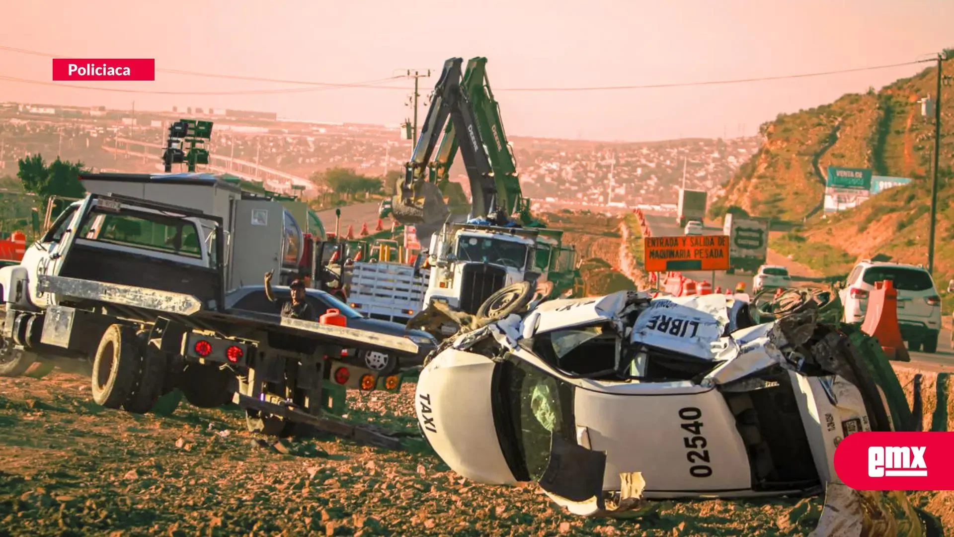 Accidentes en el bulevar 2000, donde tres vehículos estuvieron involucrados.