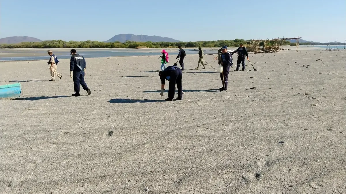 Acciones de limpieza en Playa La Ventosa promueven turismo y protección del ecosistema marino.