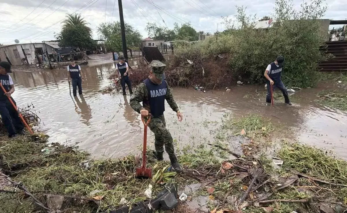 La activación del Plan Marina busca brindar apoyo inmediato a la población afectada por las lluvias intensas.