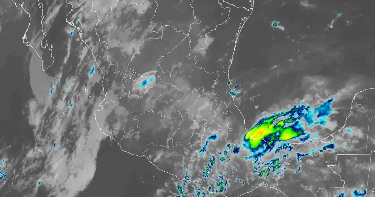 Un sistema de lluvias afecta diversas regiones de México, generando tormentas y altas temperaturas.