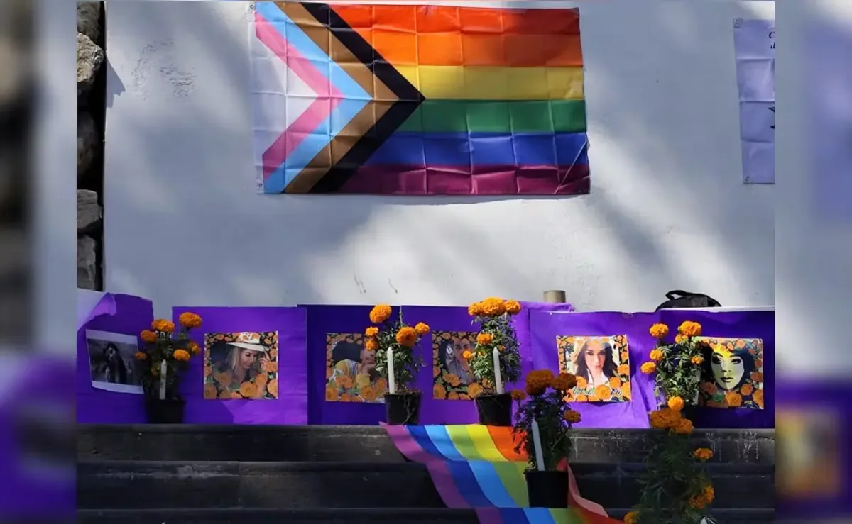 La ofrenda busca visibilizar la violencia de género y exigir justicia a las autoridades.