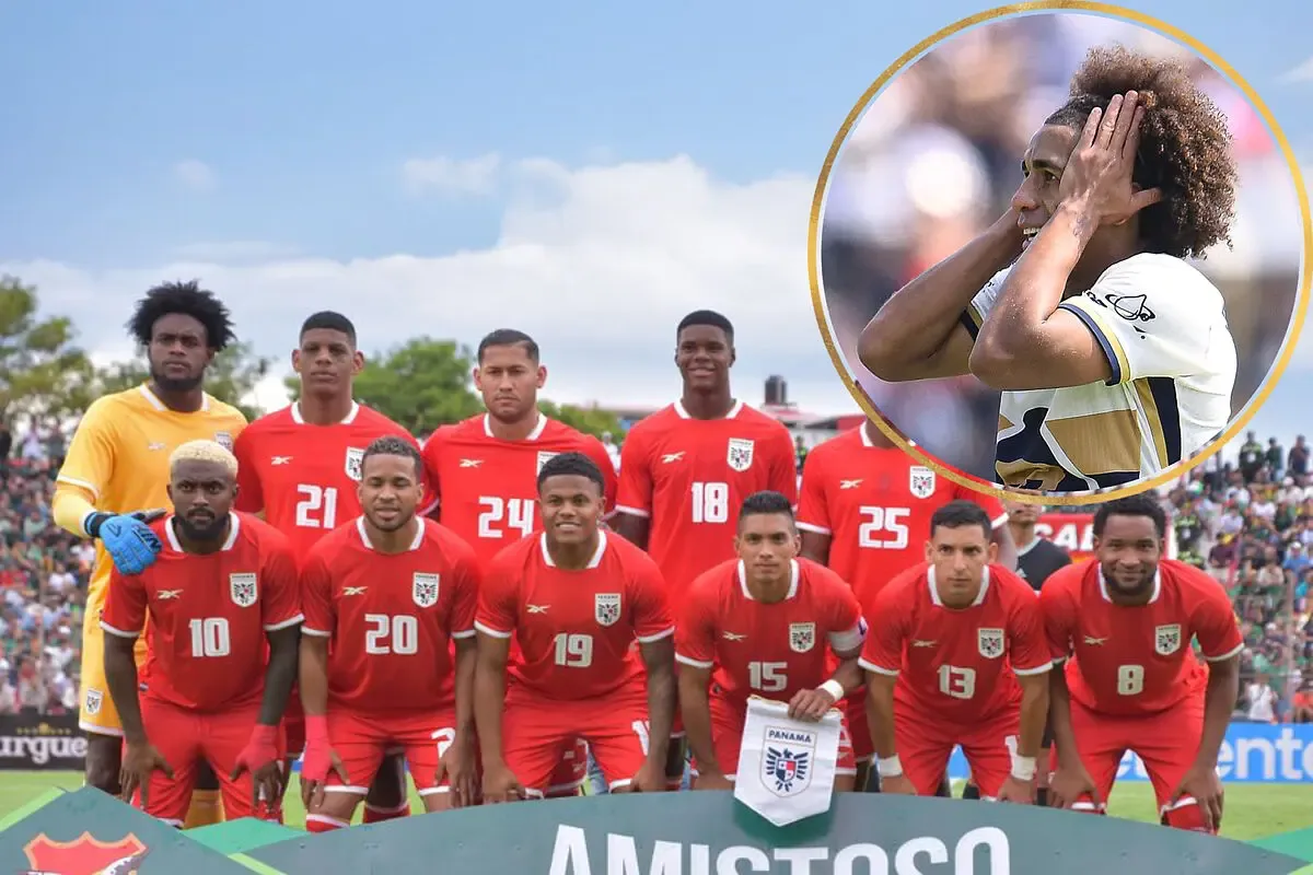 Adalberto Carrasquilla en acción durante un partido de la selección panameña.
