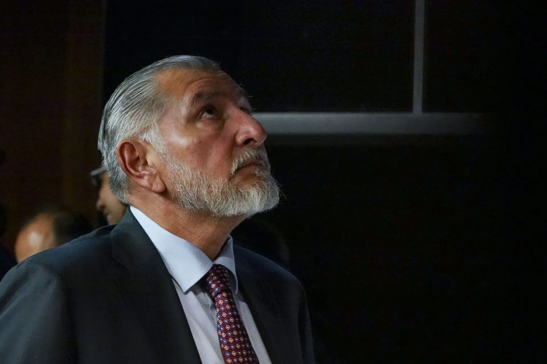 Adán Augusto López y Claudia Sheinbaum durante su encuentro en Palacio Nacional.