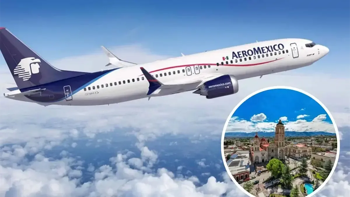 Aeroméxico vuelve a conectar Saltillo y la Ciudad de México, reforzando la economía local y el turismo.