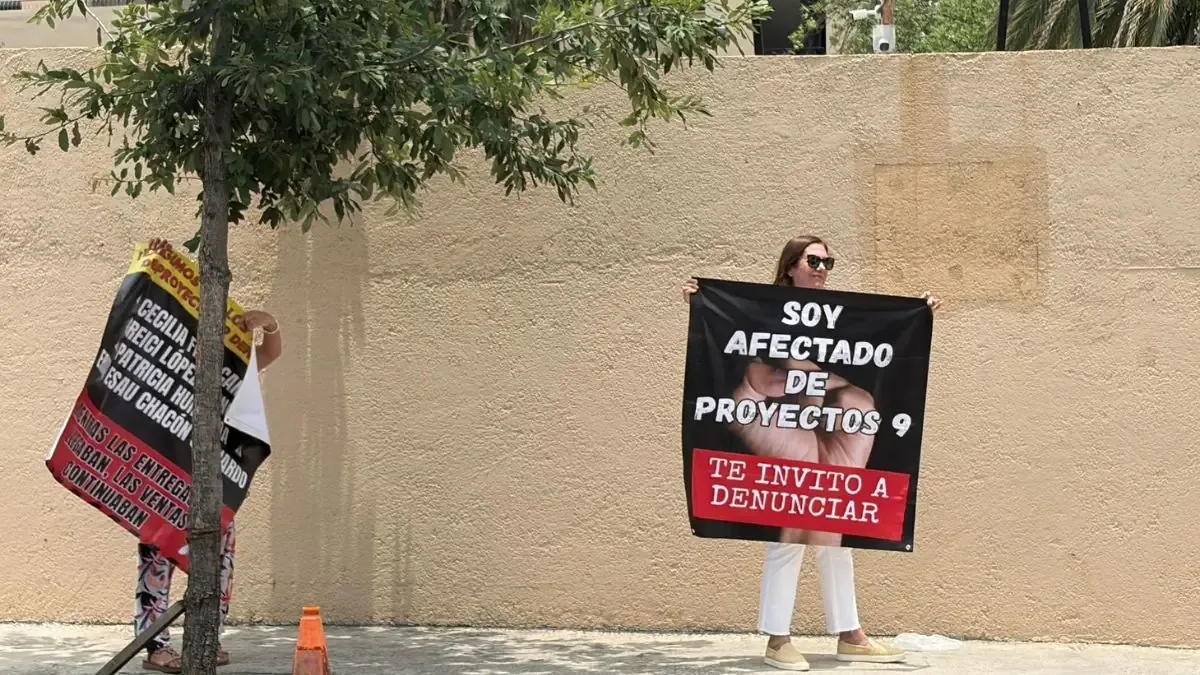 Más de 200 familias exigen avances en las investigaciones por el fraude inmobiliario.