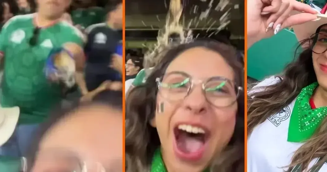 La influencer Terefifas fue rociada con cerveza por un espectador, quien luego pidió disculpas por su comportamiento.