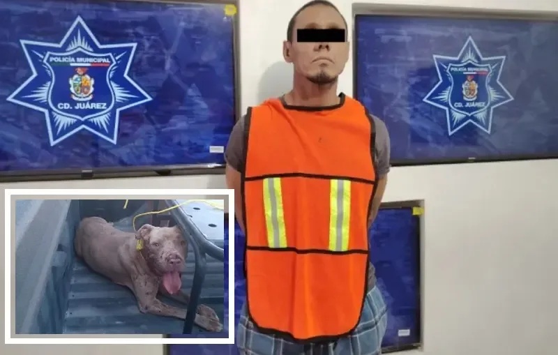 Agentes de policía en el lugar del incidente en Ciudad Juárez, Chihuahua.