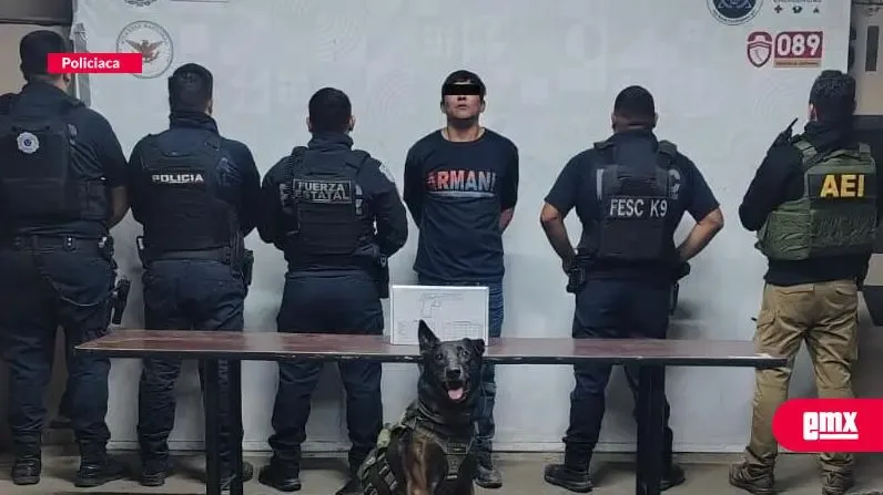 Agentes de seguridad en el sitio del incidente en Mexicali.