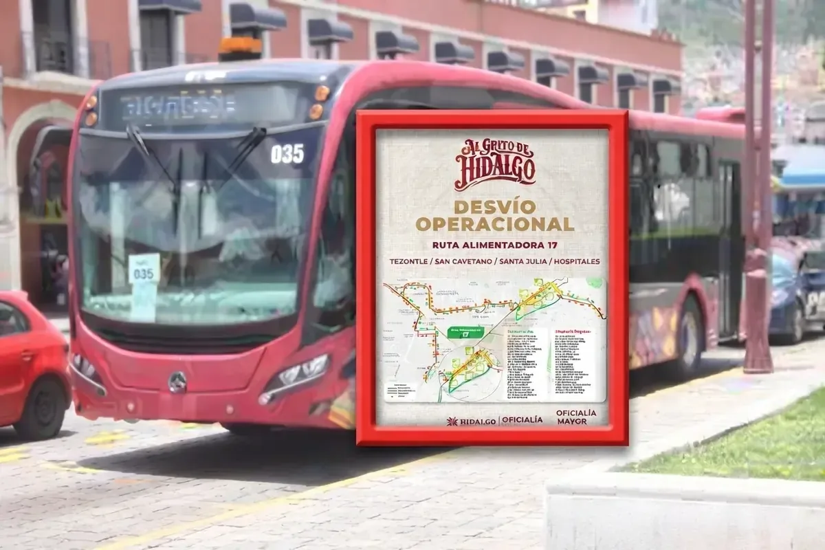 La Secretaría de Movilidad y Transporte de Hidalgo implementa cambios operativos para las celebraciones del 216° aniversario de la Independencia.