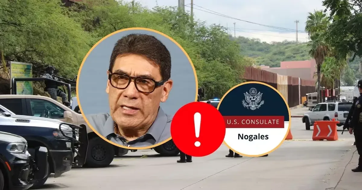 La alerta del Consulado de Estados Unidos no ha confirmado amenazas para la población de Nogales, Sonora.