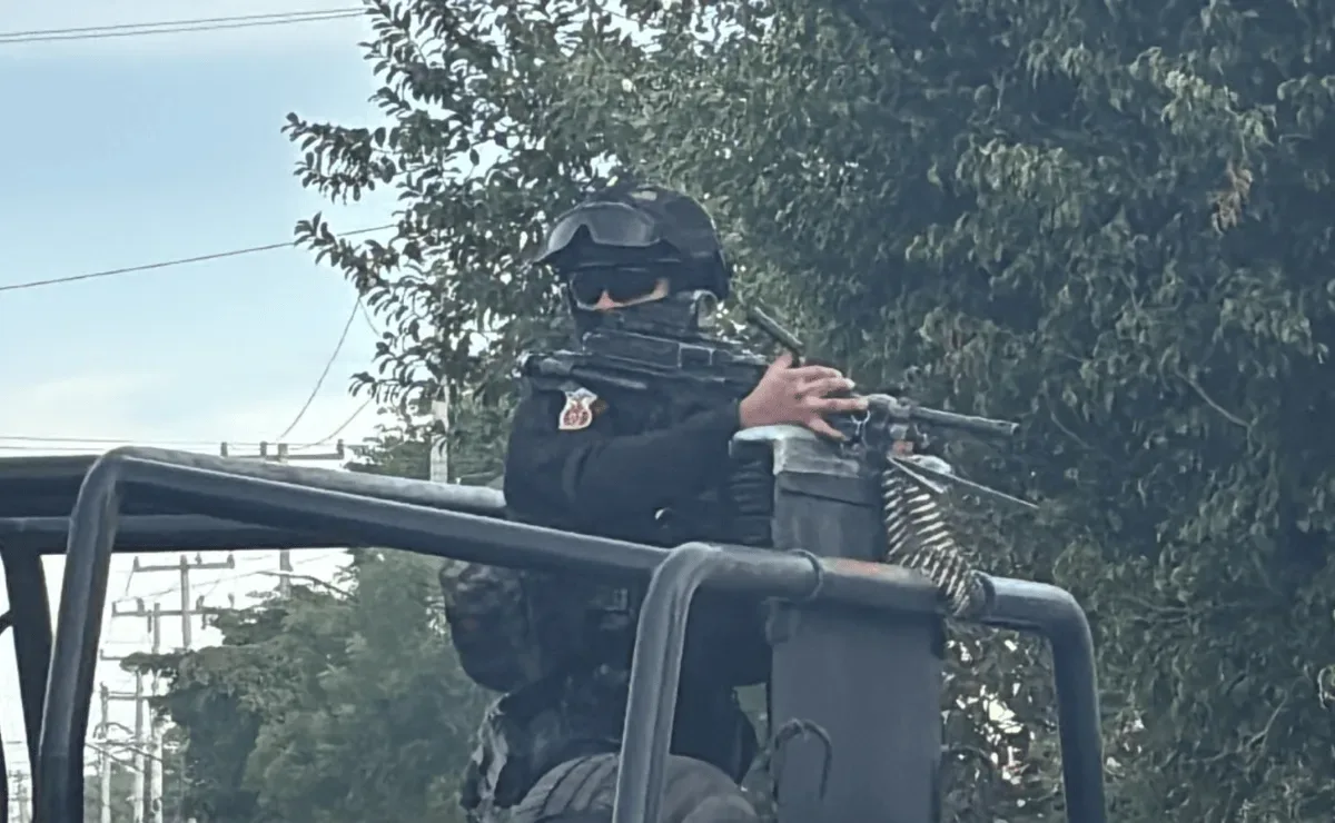 Alejandro Bravo, secretario de Seguridad Pública, durante la peligrosa persecución en Culiacán.