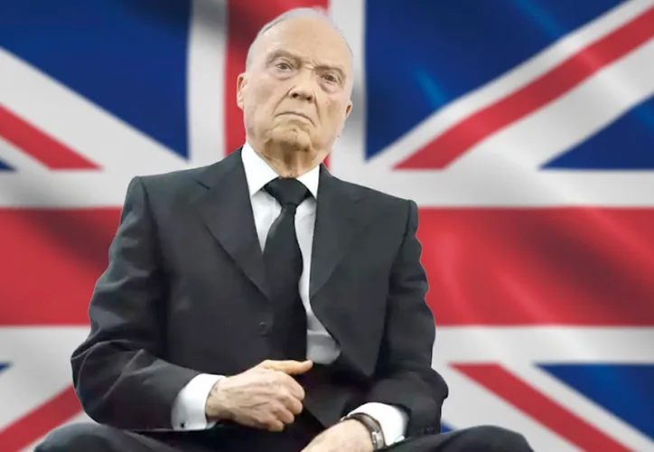 Alejandro Gertz Manero rindiendo protesta como nuevo embajador de México en Londres.