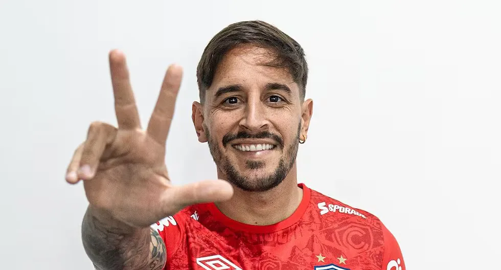 Alejandro Hohberg en acción durante su etapa con Sporting Cristal.