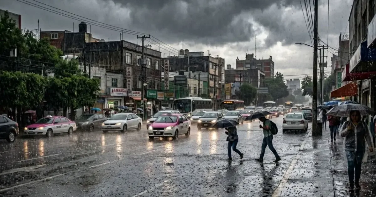 Las autoridades llaman a tomar precauciones ante las tormentas pronosticadas para hoy en diversas alcaldías de la capital.
