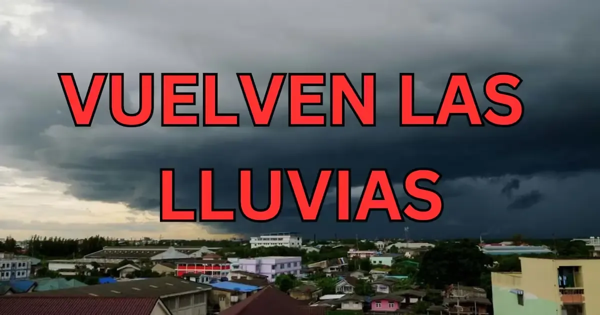 El Servicio Meteorológico Nacional advierte sobre posibles inundaciones y deslizamientos de tierra.