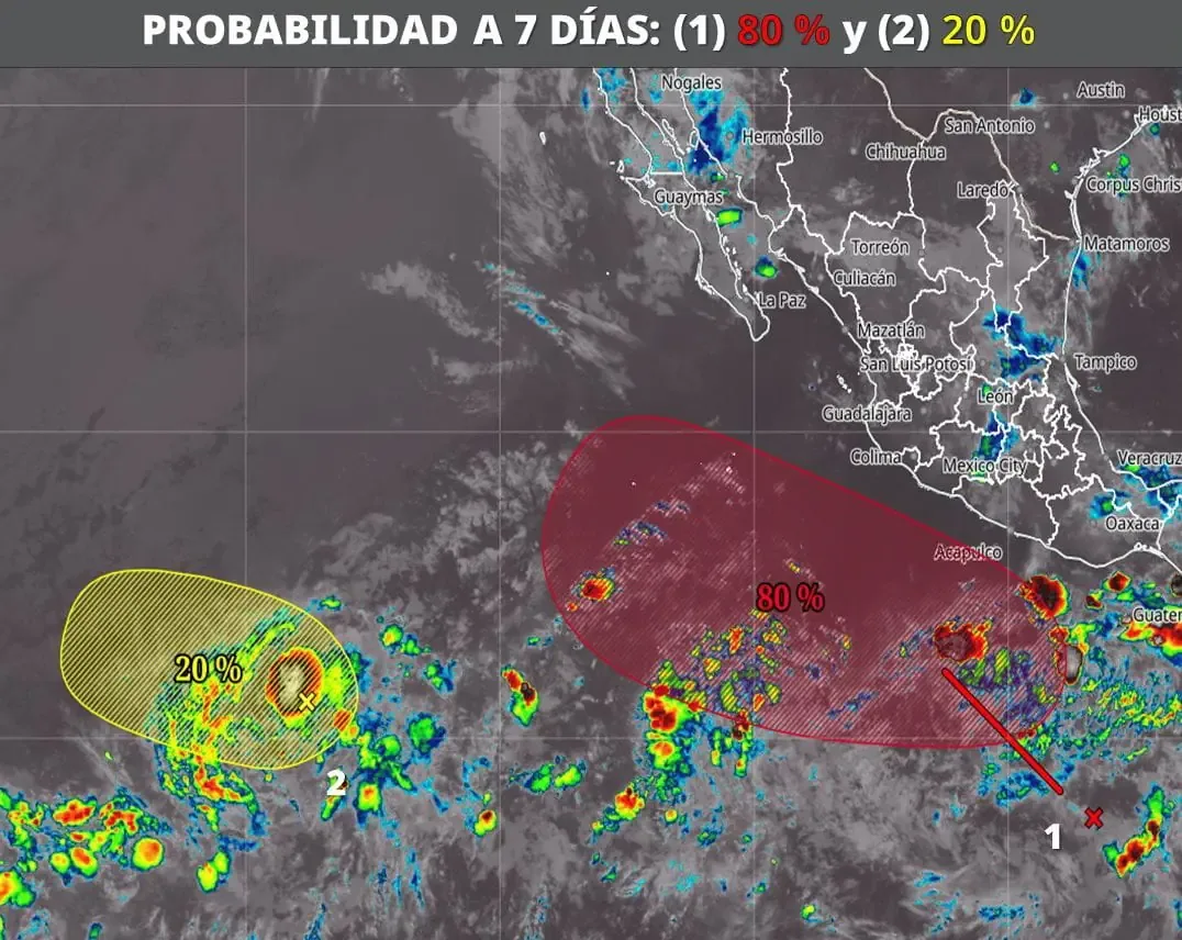 Un fenómeno meteorológico podría generar fuertes lluvias y afectaciones en diversas regiones del país.