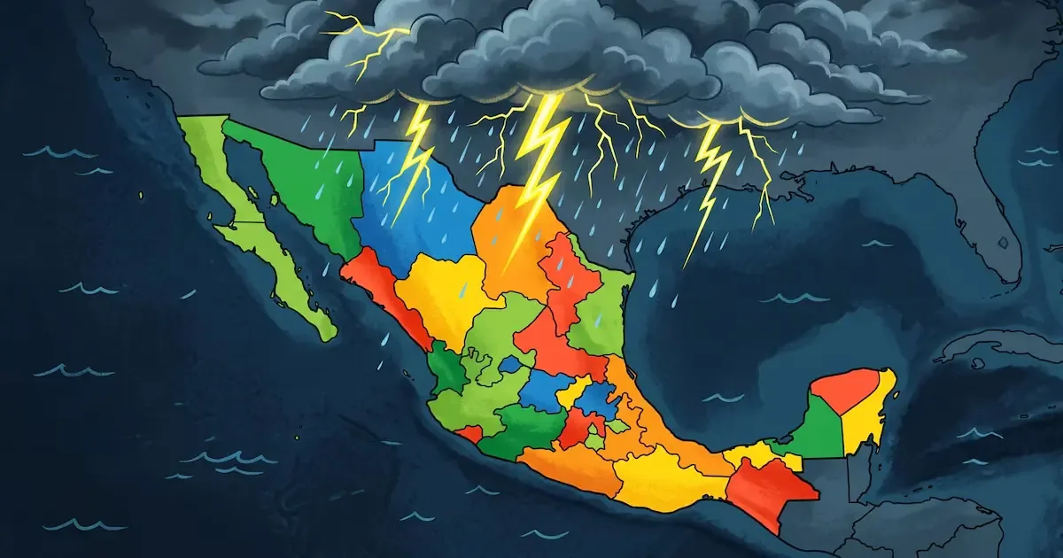 Las condiciones meteorológicas podrían originar inundaciones y riesgos en varias regiones del país.