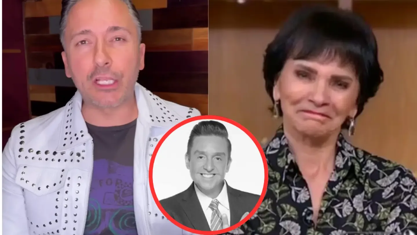 Alex Bisogno responde a Pati Chapoy durante el aniversario de 'Ventaneando'.