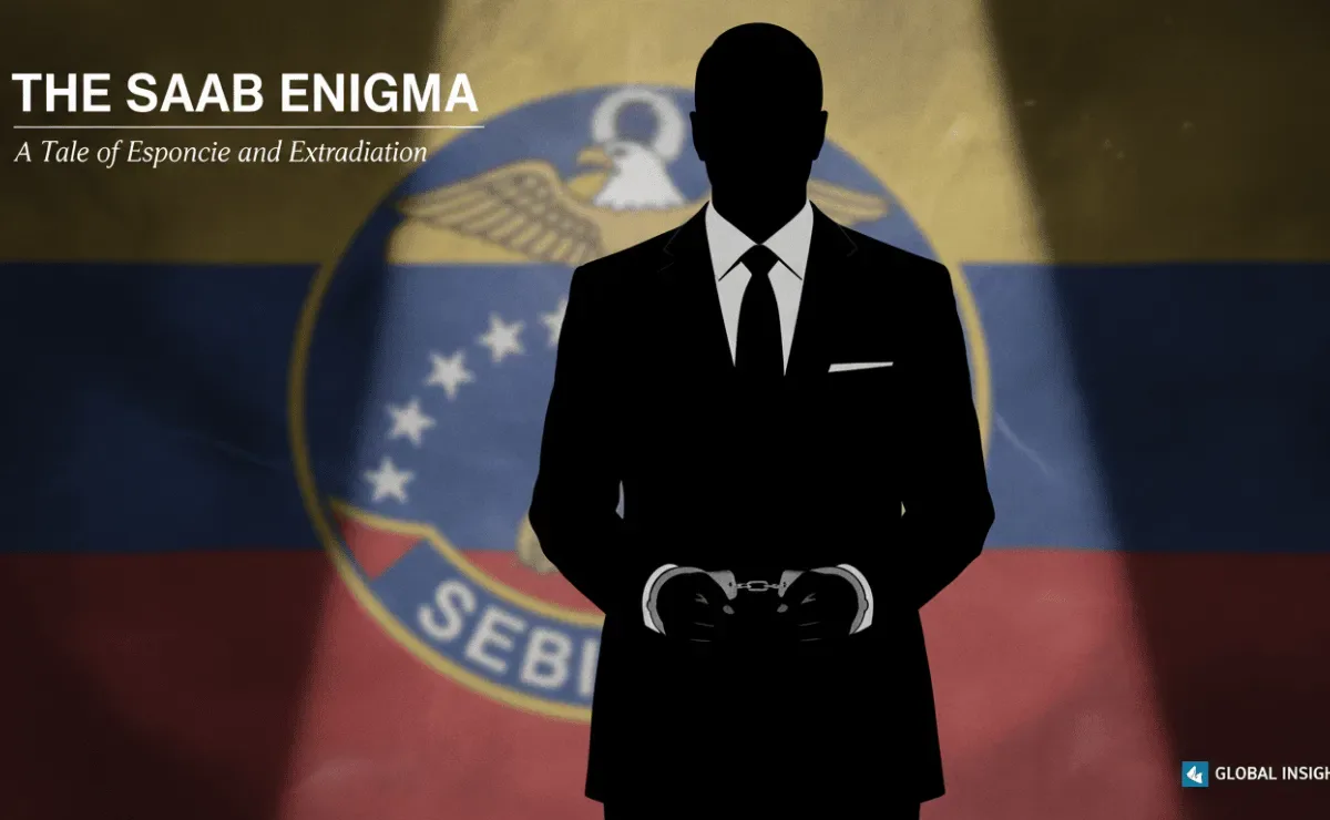 Alex Saab, exministro de Industria y Producción Nacional, durante un evento en Caracas.