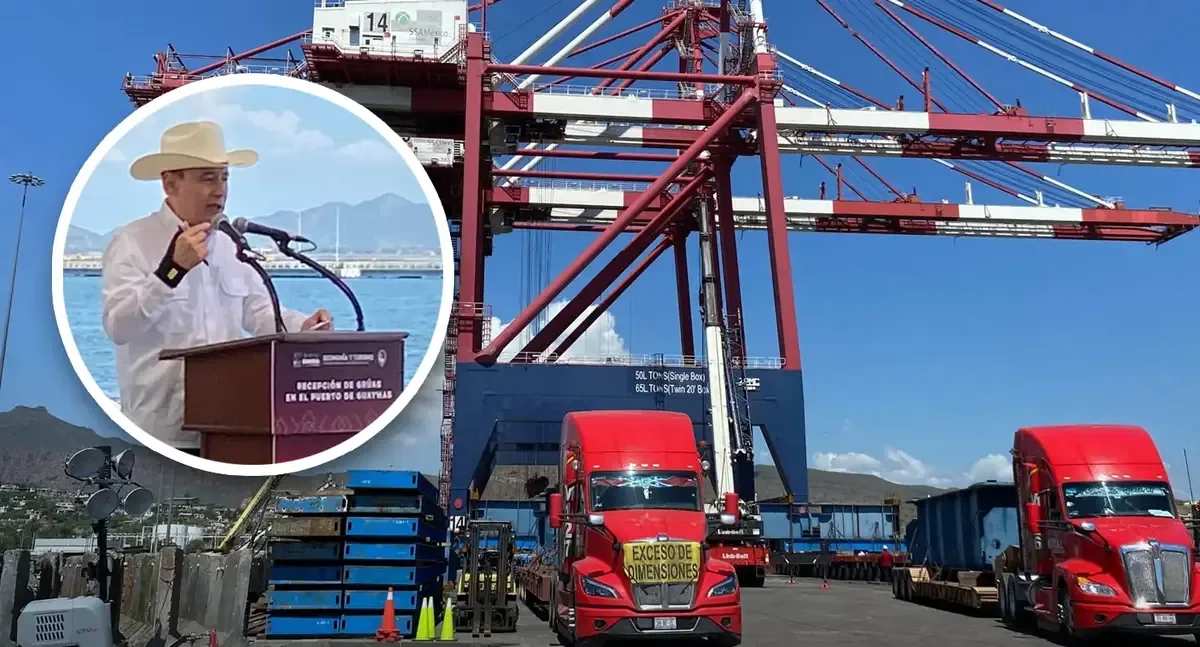 La inversión mejora la eficiencia portuaria y busca incrementar el tráfico de contenedores en Guaymas.