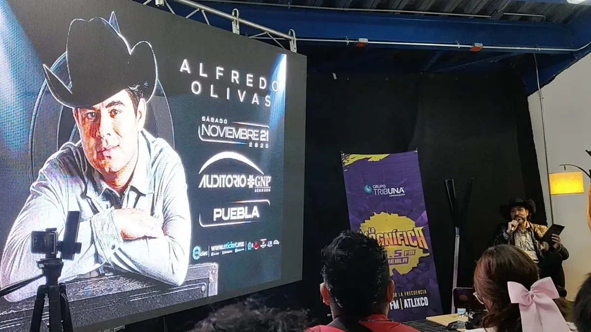 El cantante sonorense Alfredo Olivas se presentará en Puebla tras un descanso de tres meses y aún hay boletos disponibles.