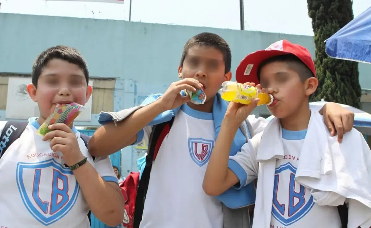 La denuncia alerta sobre el contenido elevado de azúcar en productos promocionados para niños en el entorno escolar.