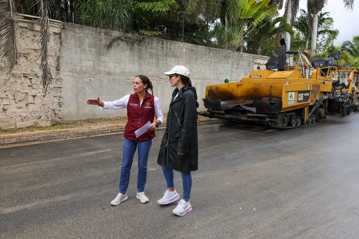 La presidenta municipal destaca la importancia de la obra para miles de usuarios de la vialidad.